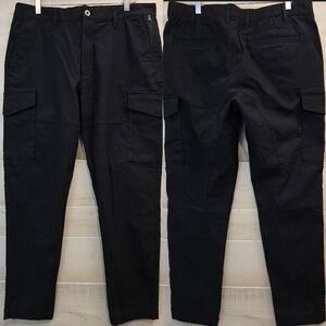 {XXL} Hedge Black Pant Cargo Pockets
